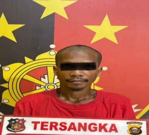 Curi Buah Sawit, JA Warga Peninggalan ini ditangkap Polisi