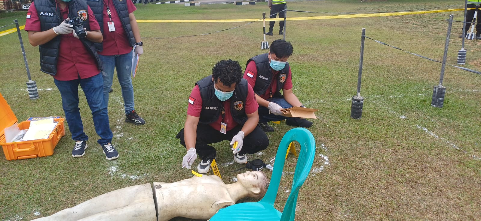 Sambut HUT Bhayangkara ke-78 tahun 2024, Polres Banyuasin Gelar Lomba TKP dan TPTKP