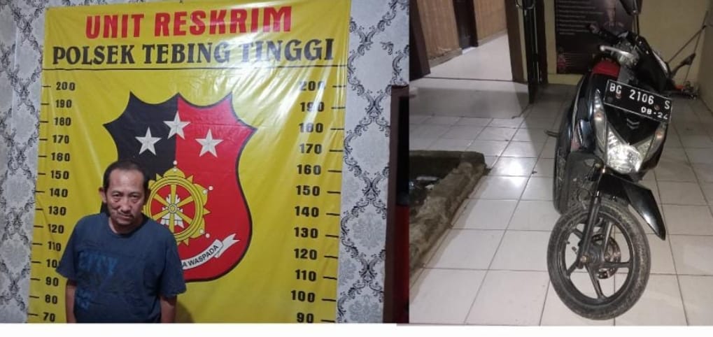Pelaku Penggelapan motor di empat lawang Ditangkap Polisi di rumahnya