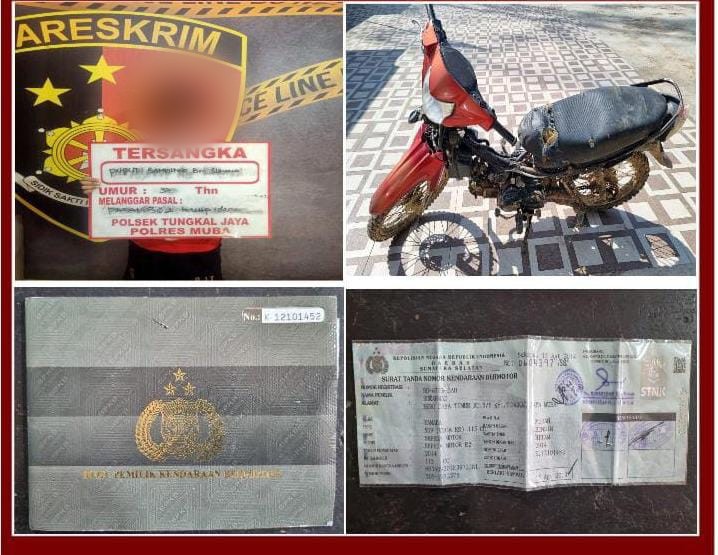 Polsek Tungkal Jaya Tangkap TO Ops Sikat Musi Pelaku Curanmor