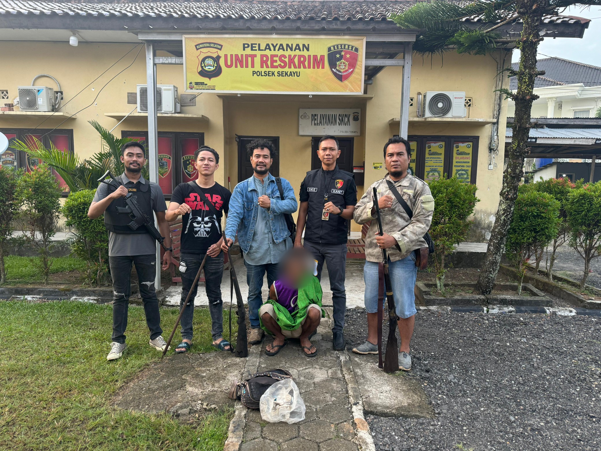 Polsek Sekayu Tangkap Pria Pemilik 2 Senpi Rakitan Jenis Kecepek
