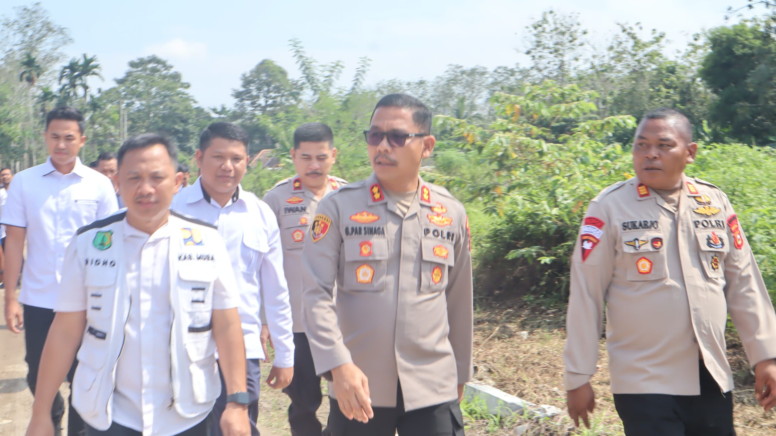 Kapolres Muba serta Dinas Terkait Tinjau Kesiapan Mako Kompi 3 Batalyon D Pelopor Satbrimob Polda Sumsel