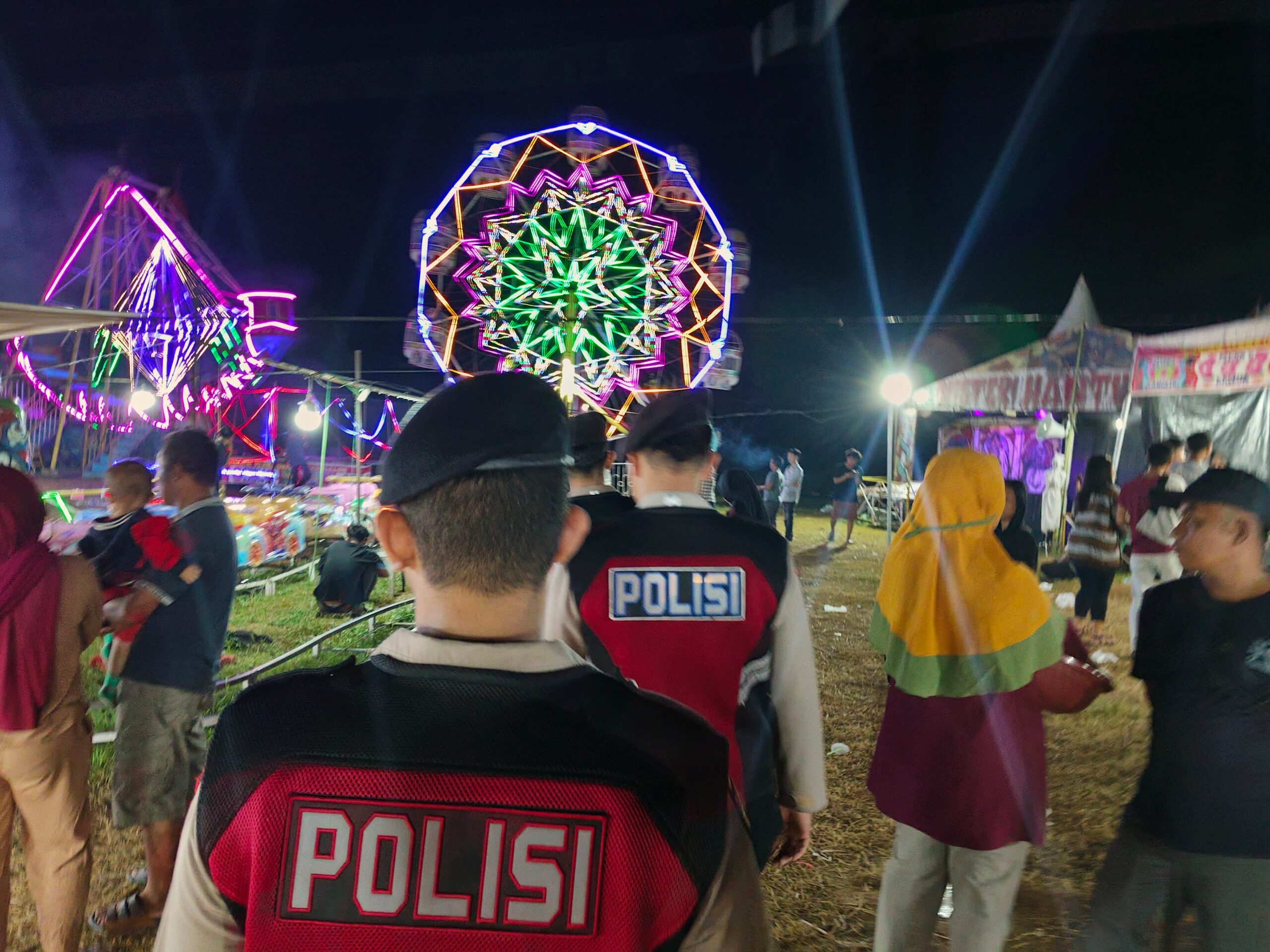 Patroli Dimalam Hari, Sat Samapta Polres Muba Himbau Tak Simpan Senpi