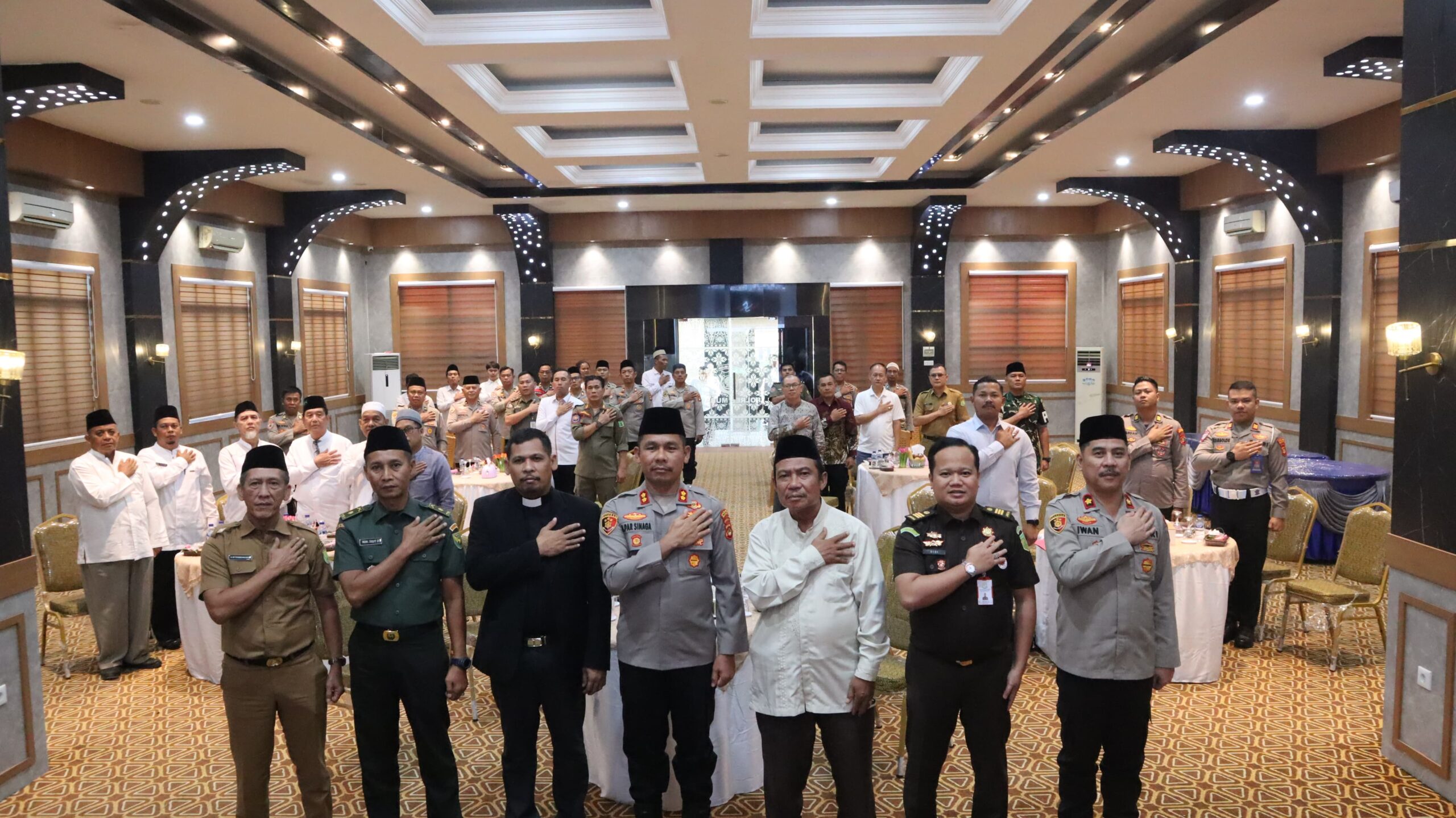 Hut Bhayangkara ke 79, Polres Muba Ajak Doa Sama Lintas Agama