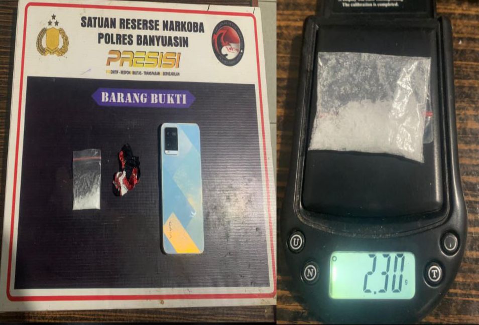 Pengedar Sabu Ditalang Kelapa Banyuasin Ditangkap Polisi