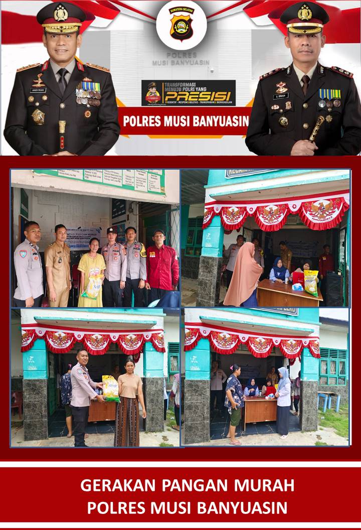 Dua Polsek di Muba Salurkan 12 Ton Beras Ke Masyarakat