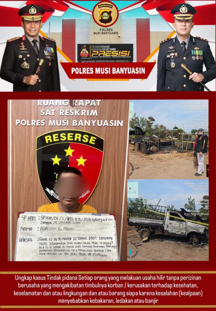 Polsek Babat Toman Tangkap Pemilik Ilegal Refenry