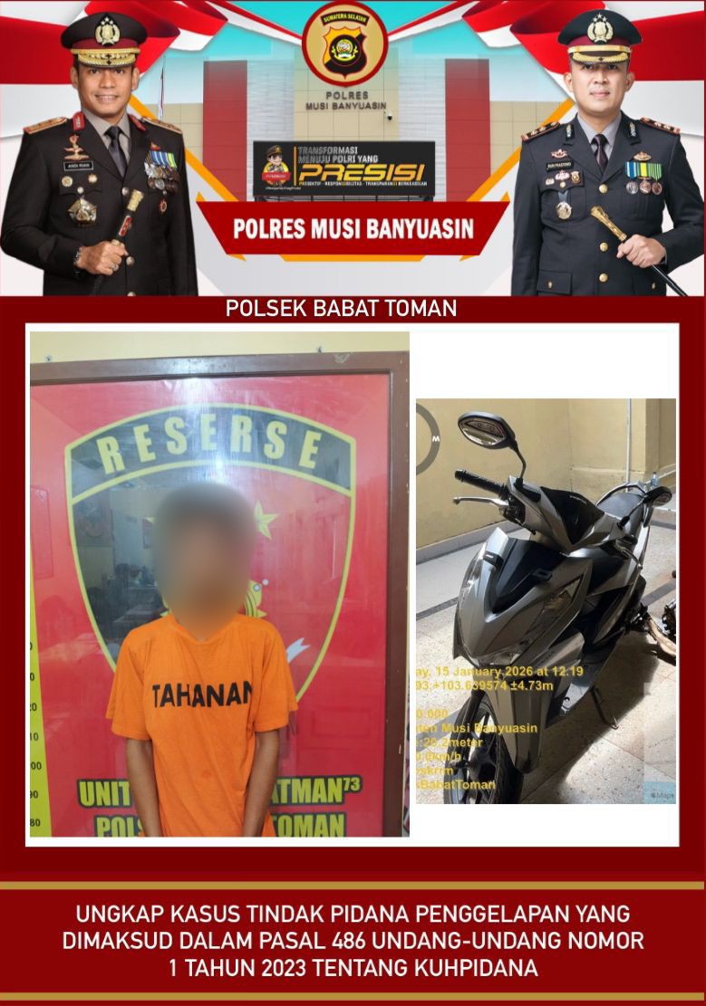 Demi Slot Serta Sabu, Pelaku Gelapkan Sepeda Motor Saudaranya