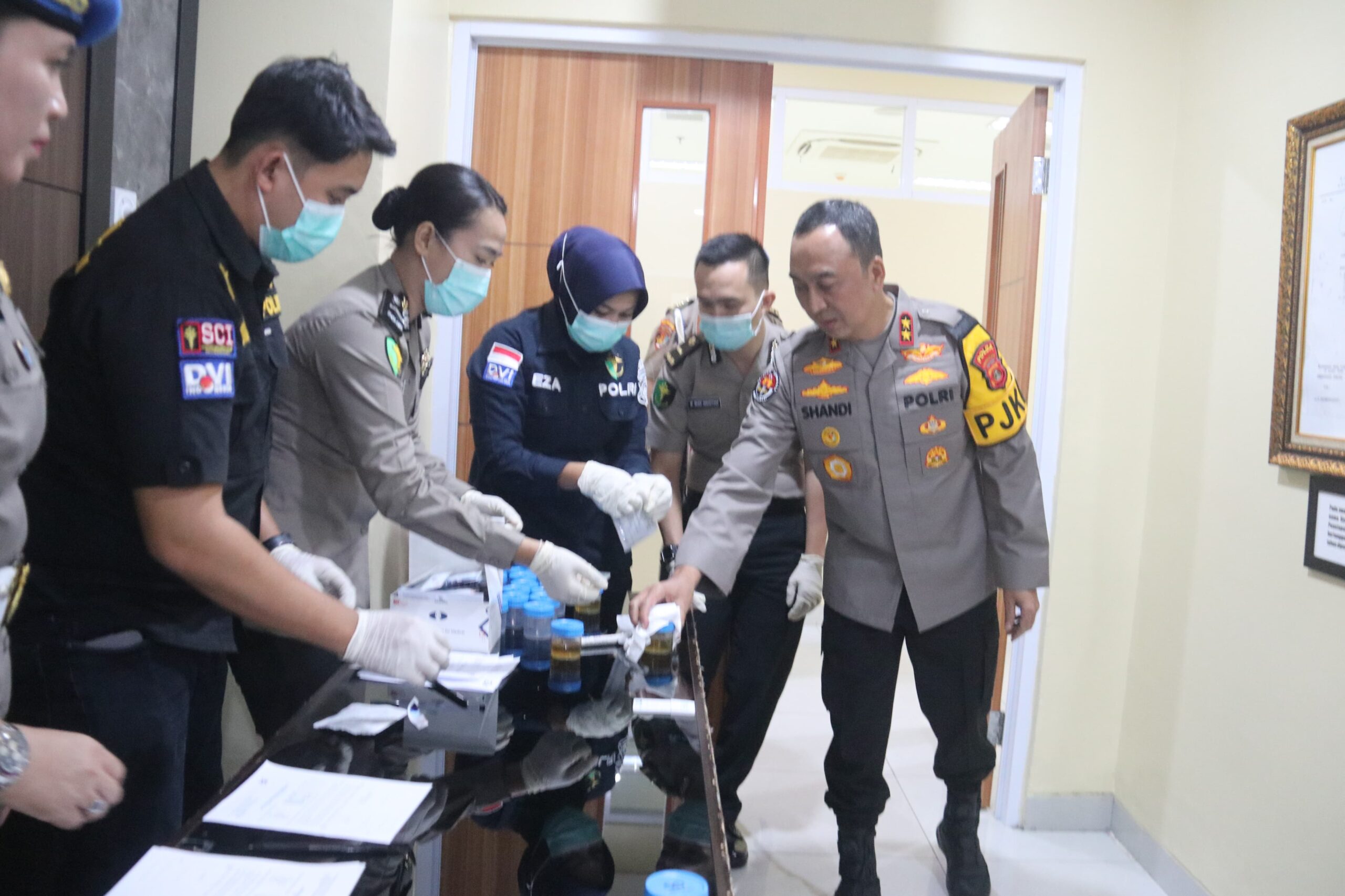 Kapolda Sumsel Awali Pemeriksaan, Zero Tolerance Narkoba