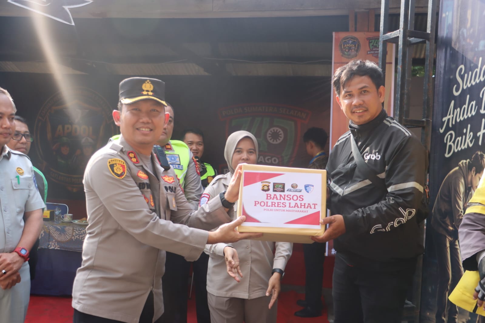 Polres Lahat Gandeng Lintas Sektor Komunitas Ojek Online