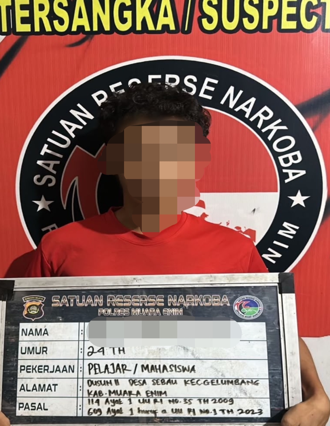 Pengedar Sabu digelumbang ditangkap Polisi. 3 Paket diamankan