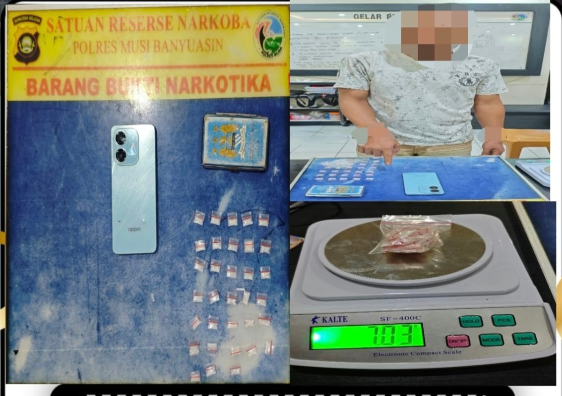 Polres Muba bongkar sindikat sabu di sungai lilin