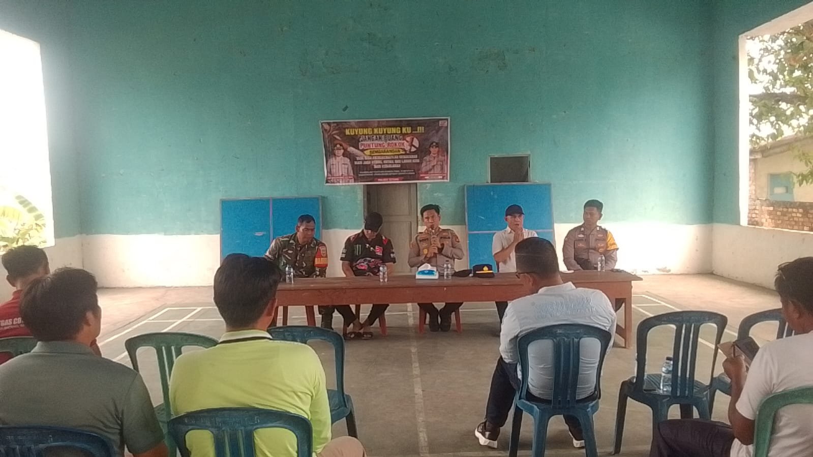 Polsek Sekayu Gencarkan Imbauan Karhutla, Kapolsek Ajak Perangkat Desa Aktif Cegah Kebakaran